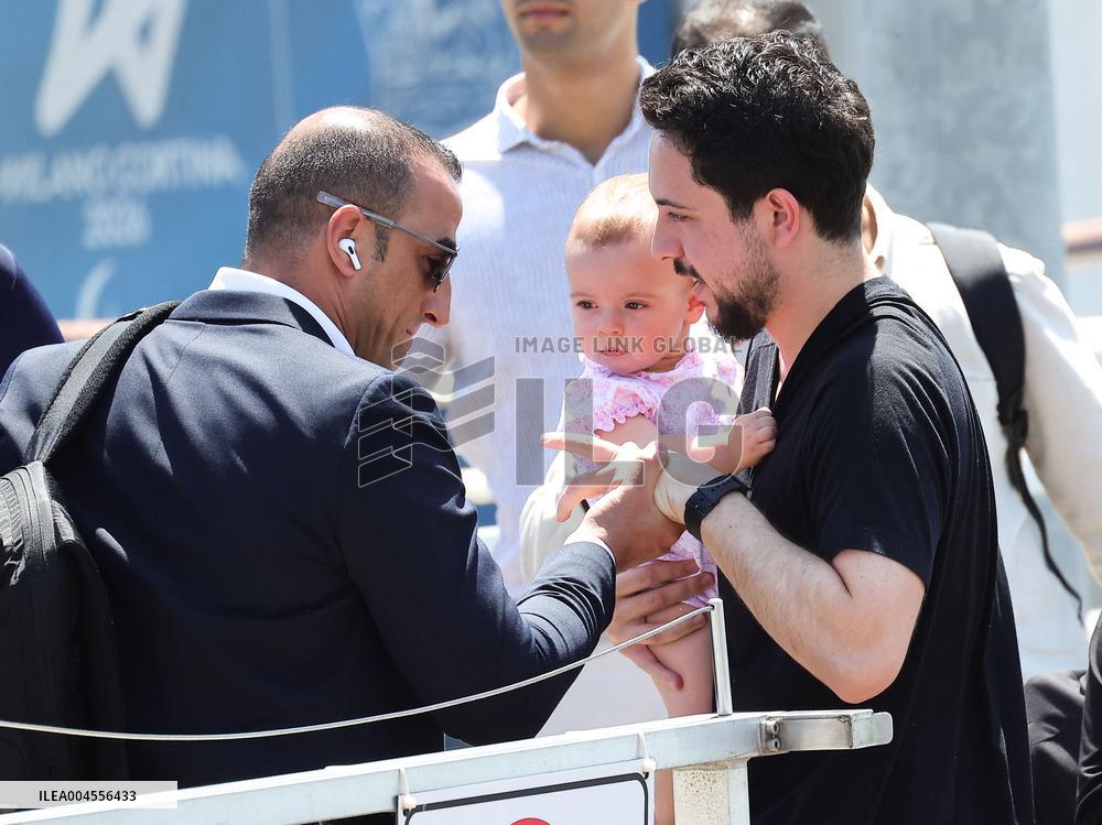 The Bezos Wedding - Prince Hussein and Princess Rajwa Al Hussein Departure