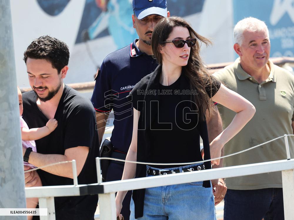 The Bezos Wedding - Prince Hussein and Princess Rajwa Al Hussein Departure