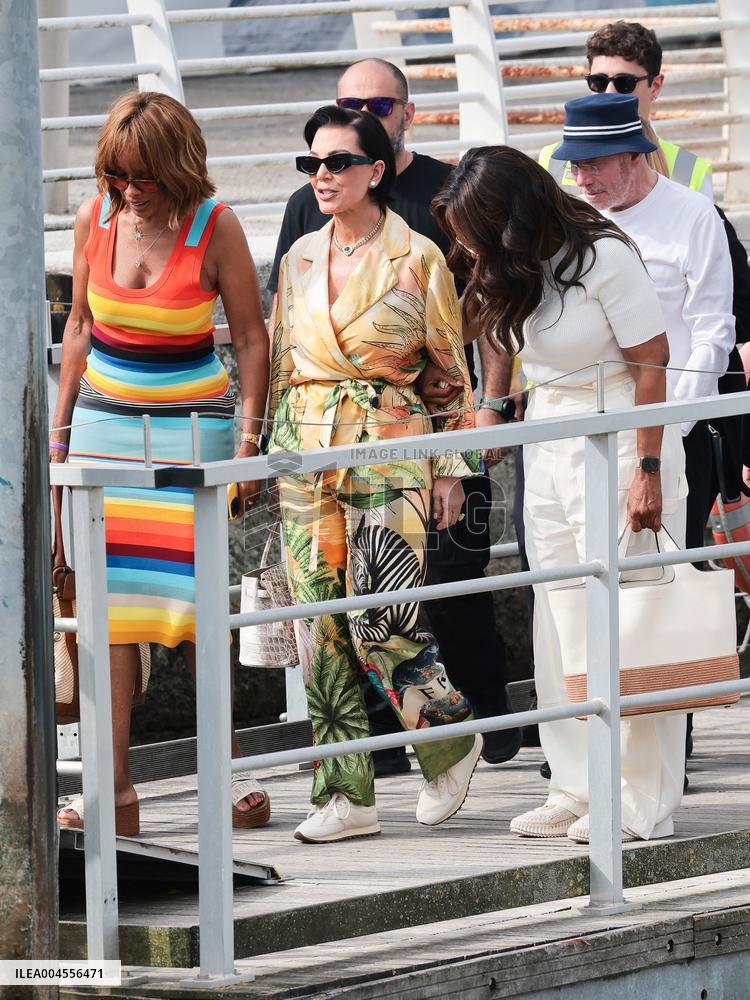 The Bezos Wedding - Oprah Winfrey, Kris Jenner, Gayle King Departure