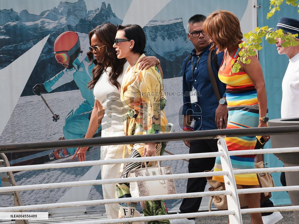 The Bezos Wedding - Oprah Winfrey, Kris Jenner, Gayle King Departure