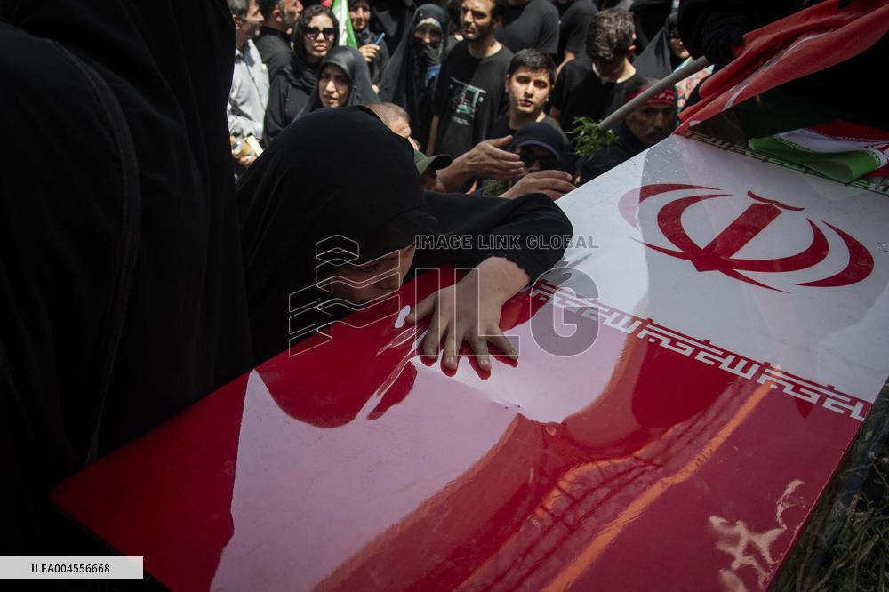 Funeral Procession Tehran Iran