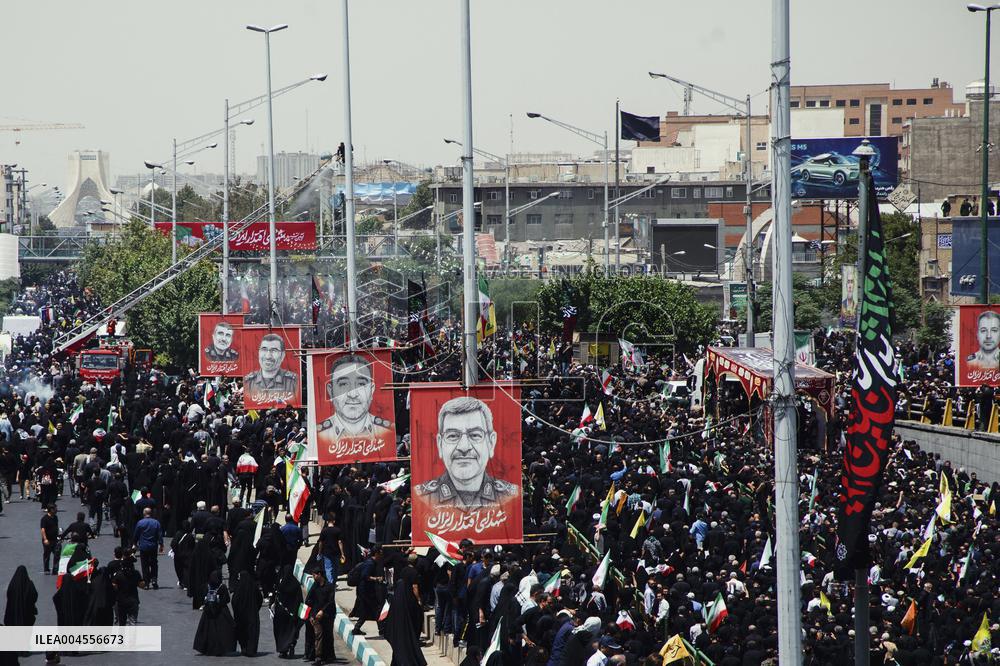 Funeral Procession Tehran Iran