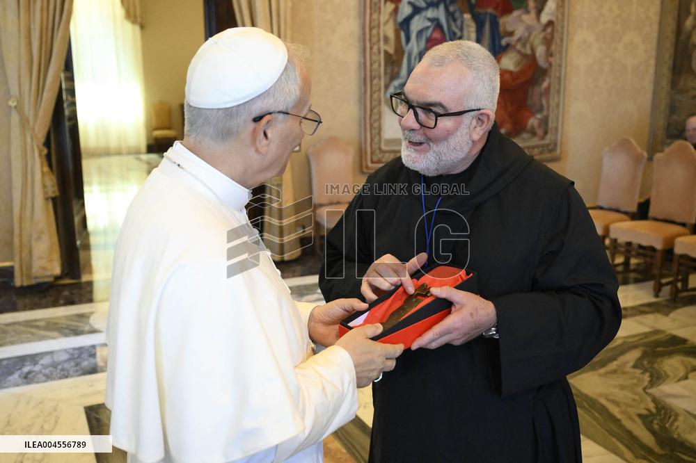 Pope Leo XIV During A Private Audience - Vatican