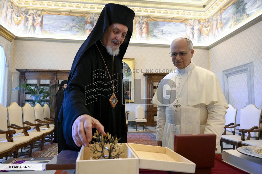 Pope Leo XIV Receiving The Delegation Of The Ecumenical Patriarchate Of Costantinople - Vatican