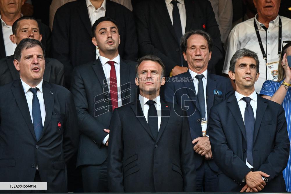 Top 14 final - Stade Toulousain vs UBB Bordeaux - Celebrities - FA