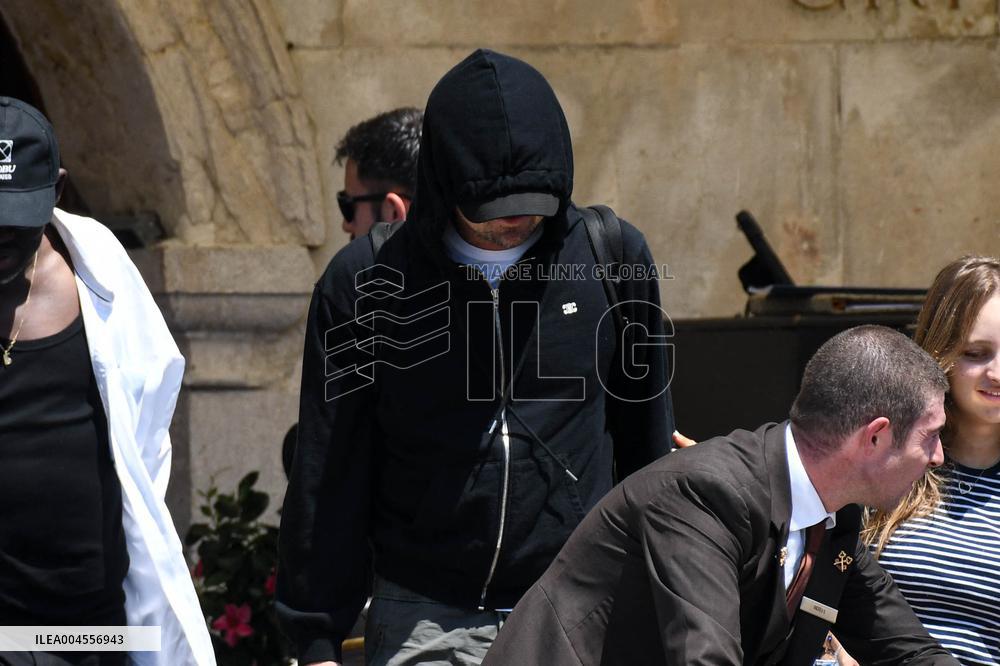 Leonardo DiCaprio leave Gritti Hotel in Venice