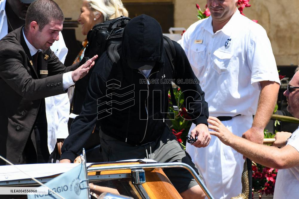Leonardo DiCaprio leave Gritti Hotel in Venice