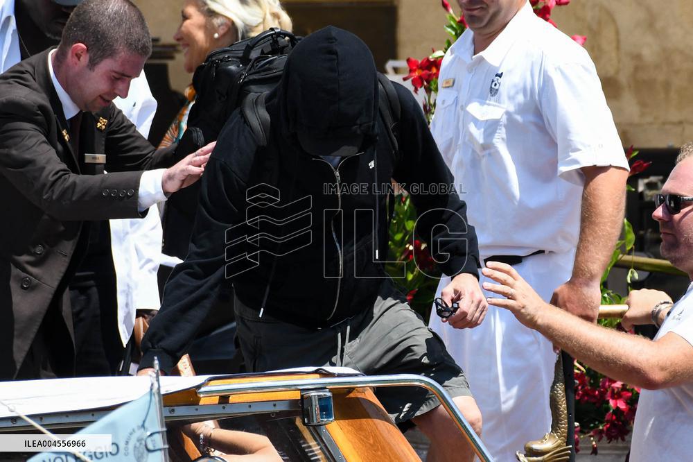 Leonardo DiCaprio leave Gritti Hotel in Venice