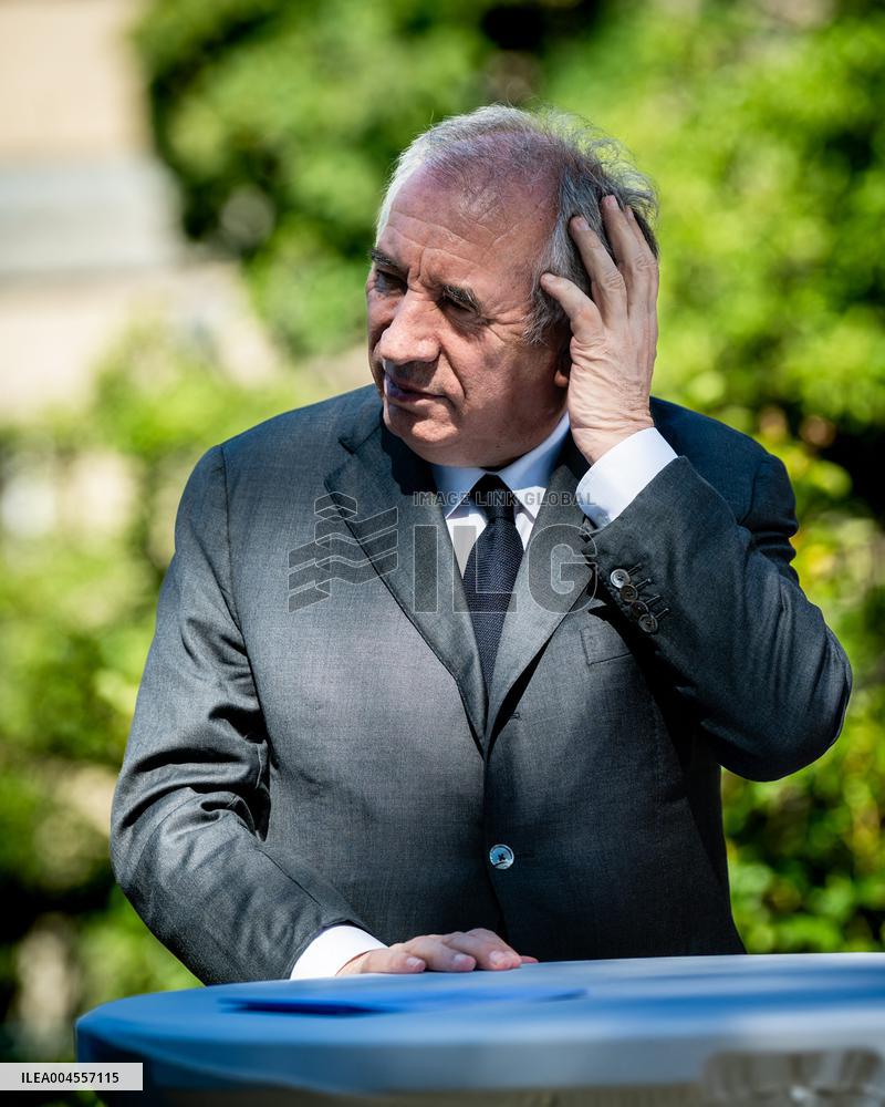 François Bayrou at Inter-Ministerial Committee for the 2030 Olympic - Briancon