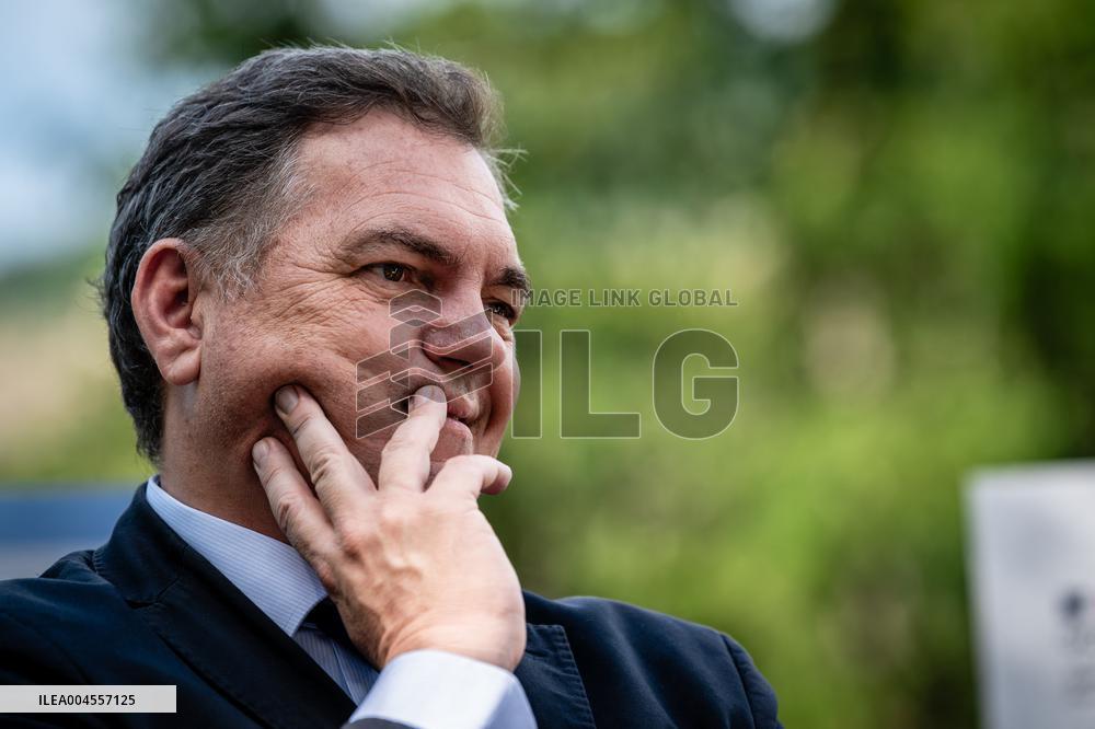 François Bayrou at Inter-Ministerial Committee for the 2030 Olympic - Briancon