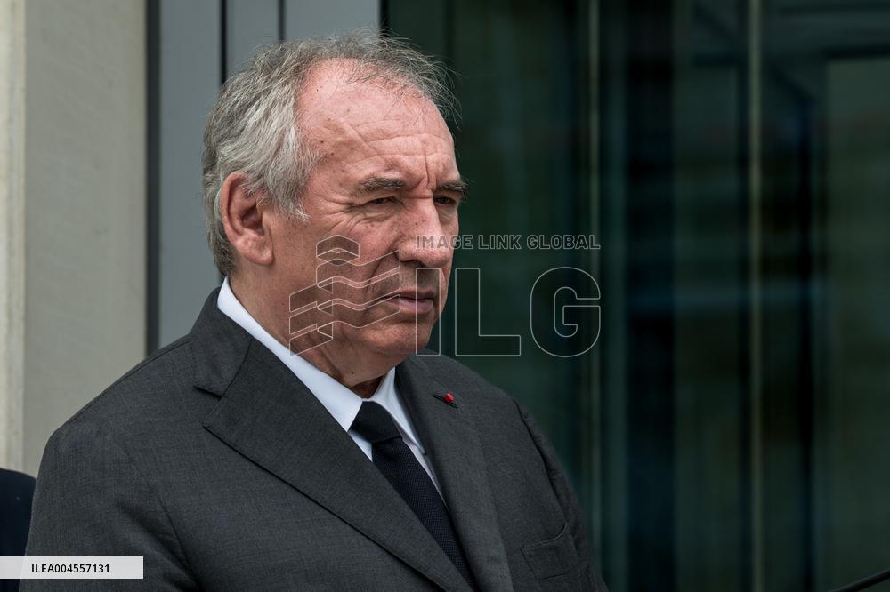 François Bayrou at Inter-Ministerial Committee for the 2030 Olympic - Briancon