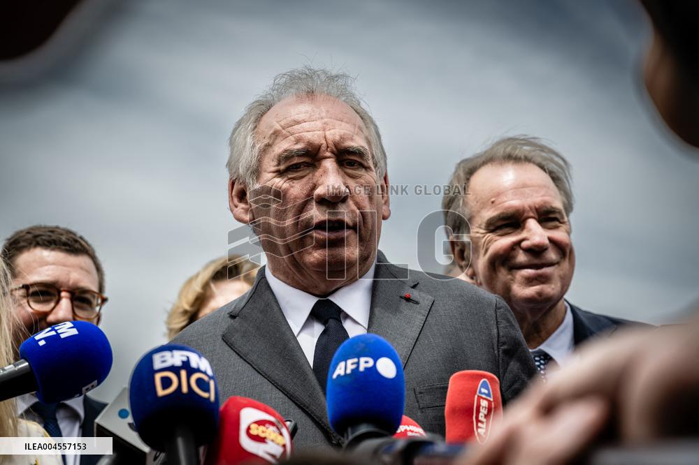 François Bayrou at Inter-Ministerial Committee for the 2030 Olympic - Briancon