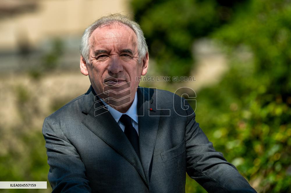 François Bayrou at Inter-Ministerial Committee for the 2030 Olympic - Briancon