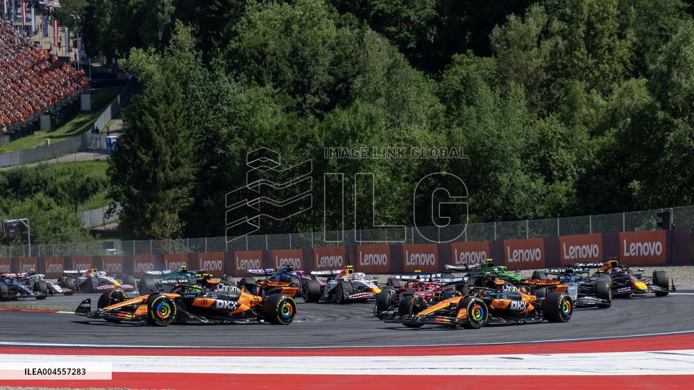 Crash Between Antonelli vs. Verstappen - Formula 1 - MSC Cruises Austrian Grand Prix 2025