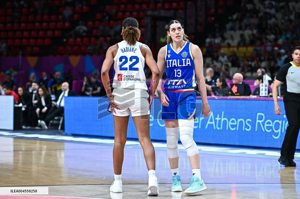 BASKET - Basket Internazionali - FIBA EuroBasket Women - France vs Italy - 3rd Place Game