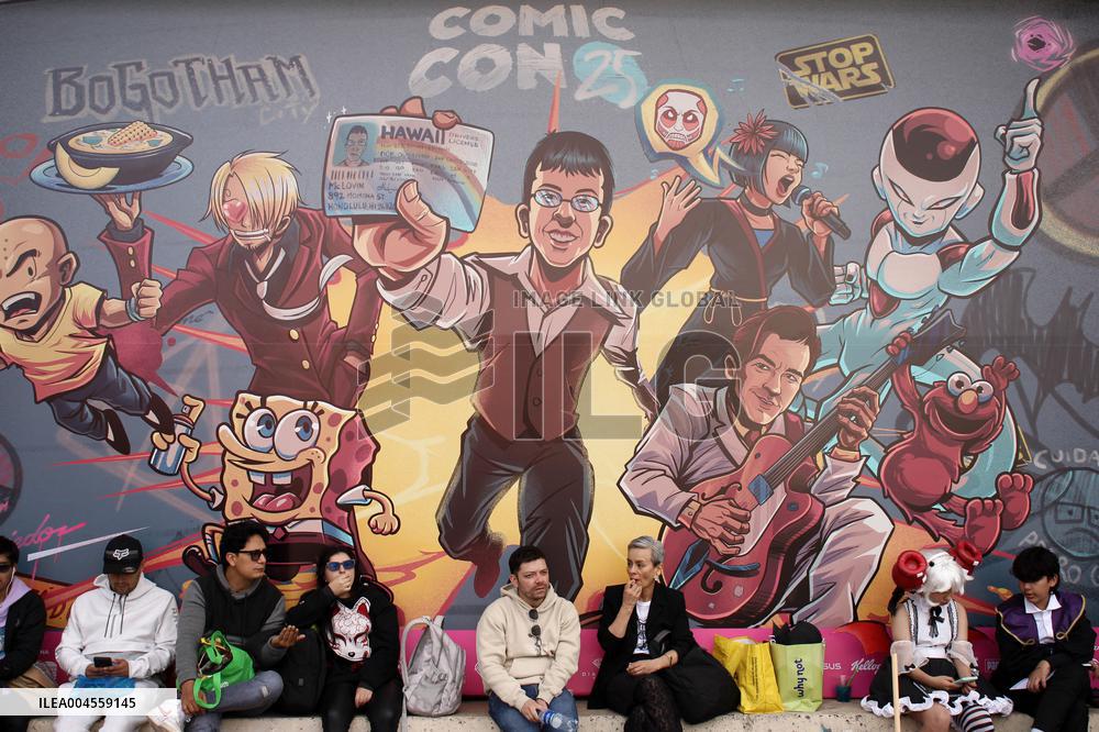 Cosplay and Movie Fans take part during Comicon Bogota 2025