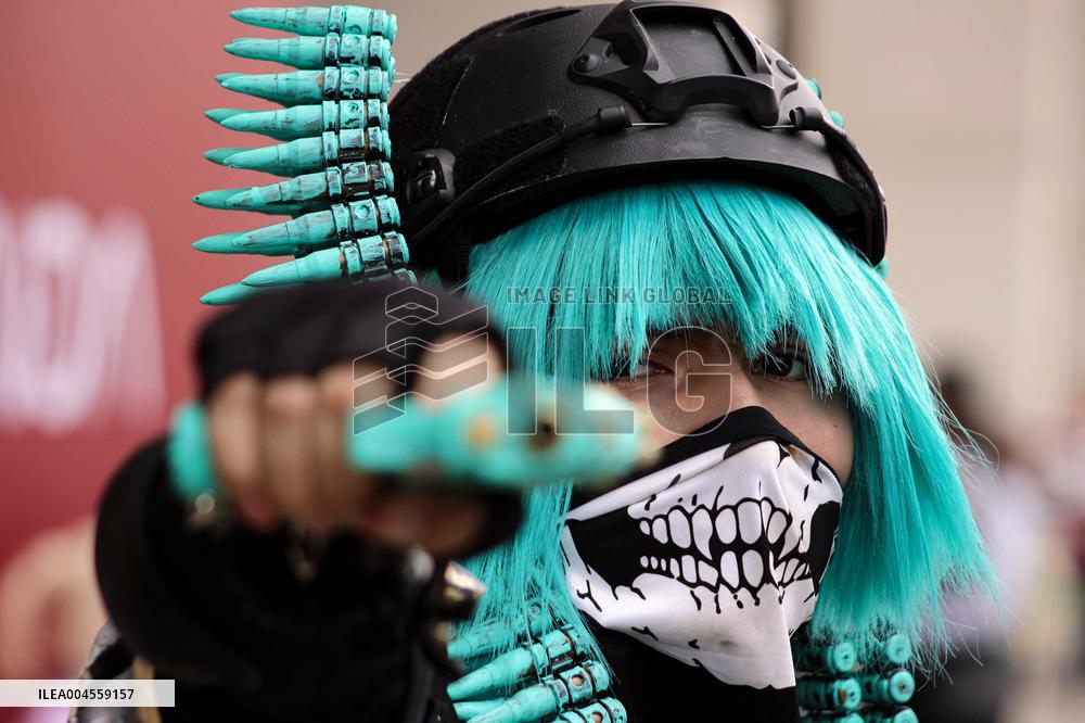 Cosplay and Movie Fans take part during Comicon Bogota 2025