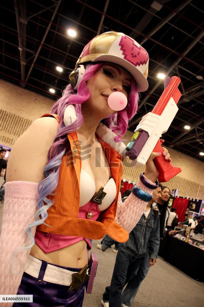 Cosplay and Movie Fans take part during Comicon Bogota 2025