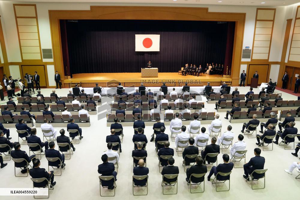 Meeting between Japan PM and SDF senior officials