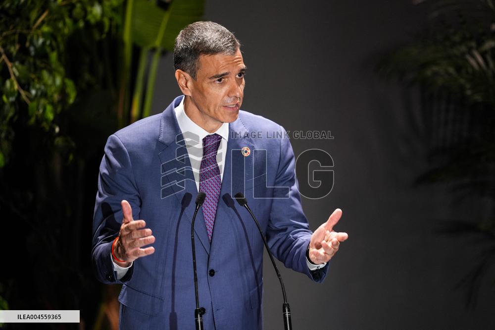 Pedro Sanchez At Inauguration of the Global Citizen Now Summit - Seville