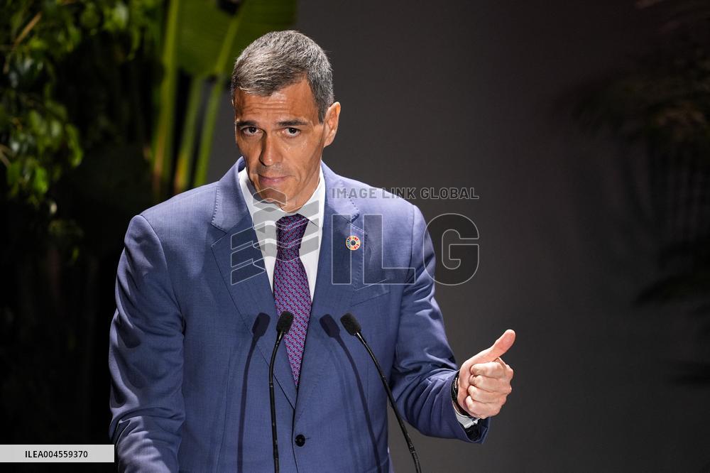 Pedro Sanchez At Inauguration of the Global Citizen Now Summit - Seville