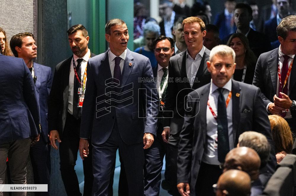 Pedro Sanchez At Inauguration of the Global Citizen Now Summit - Seville