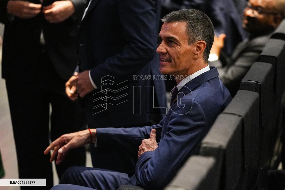 Pedro Sanchez At Inauguration of the Global Citizen Now Summit - Seville