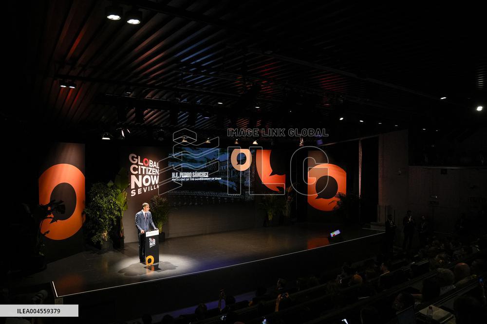 Pedro Sanchez At Inauguration of the Global Citizen Now Summit - Seville