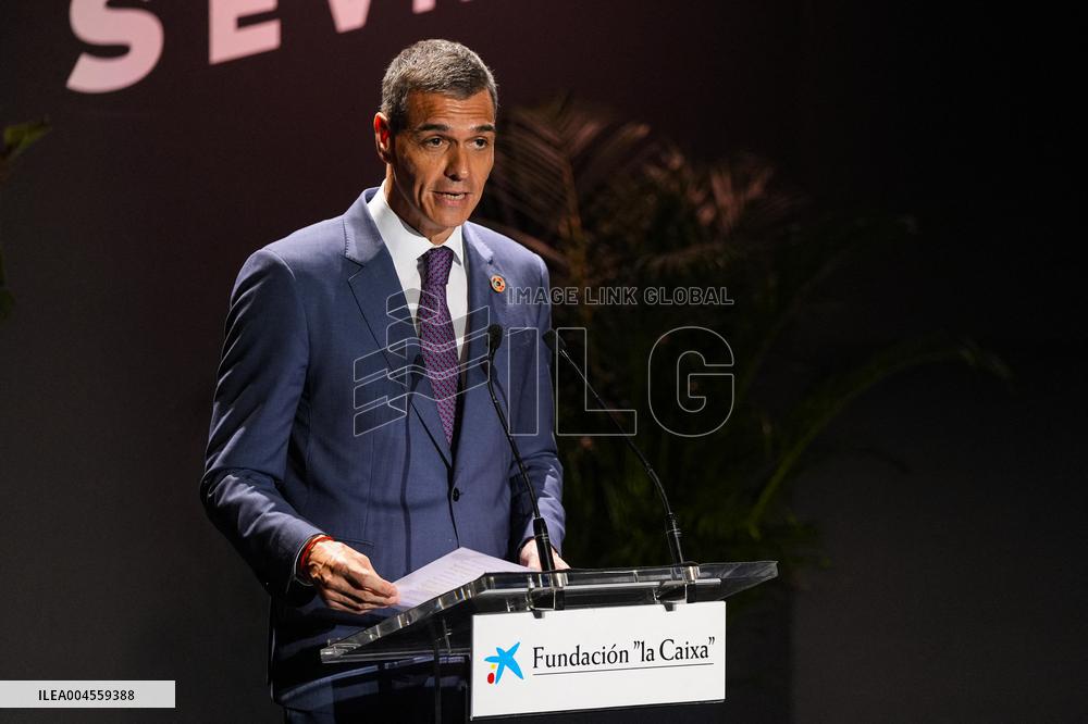 Pedro Sanchez At Inauguration of the Global Citizen Now Summit - Seville