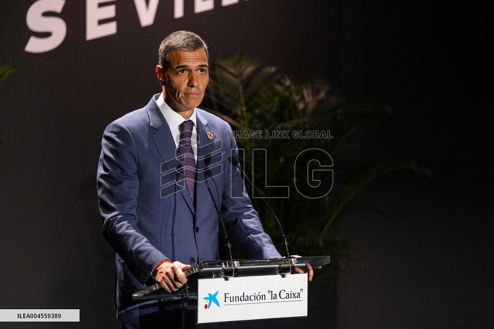 Pedro Sanchez At Inauguration of the Global Citizen Now Summit - Seville