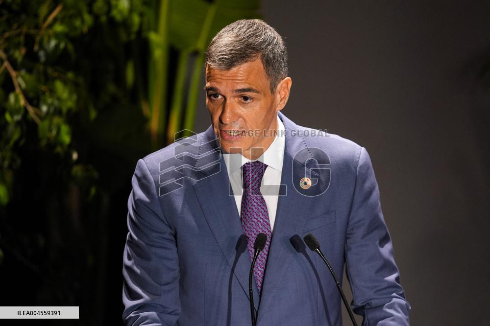 Pedro Sanchez At Inauguration of the Global Citizen Now Summit - Seville
