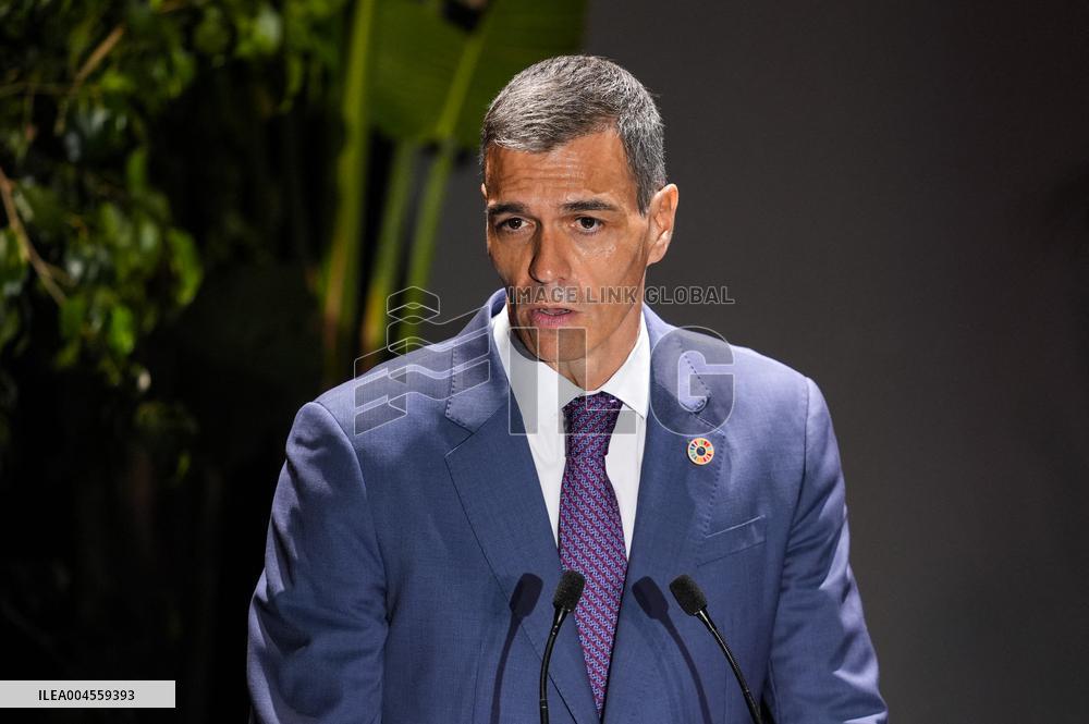 Pedro Sanchez At Inauguration of the Global Citizen Now Summit - Seville