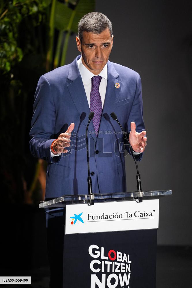 Pedro Sanchez At Inauguration of the Global Citizen Now Summit - Seville