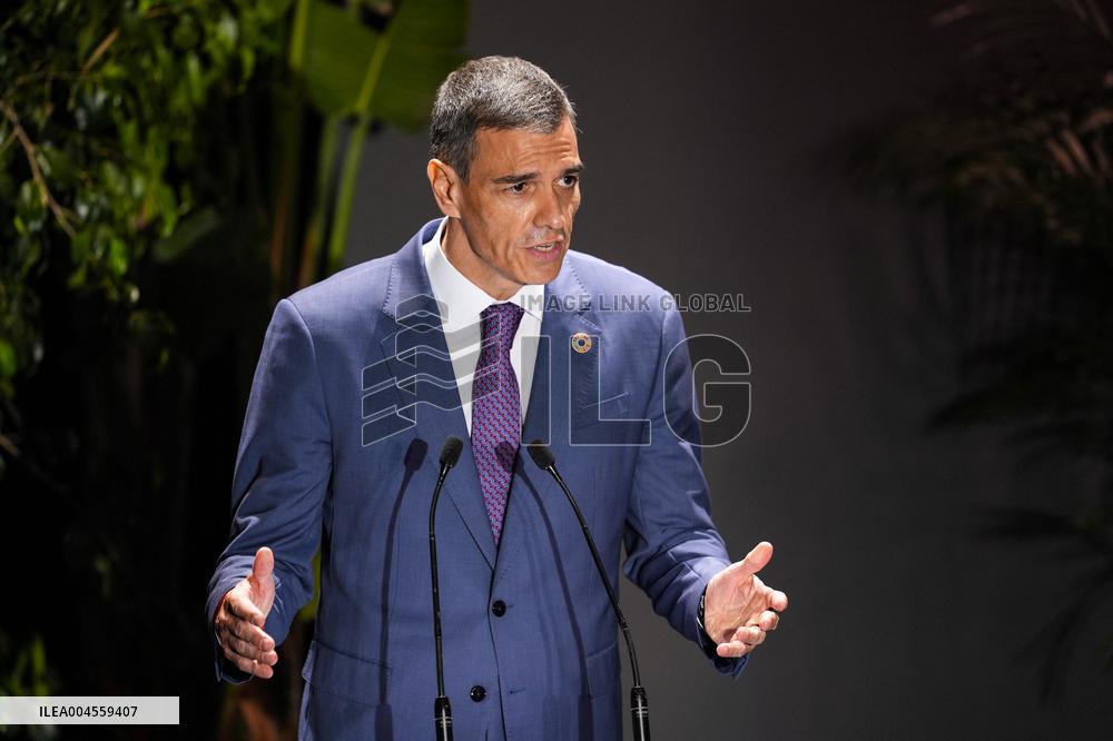 Pedro Sanchez At Inauguration of the Global Citizen Now Summit - Seville