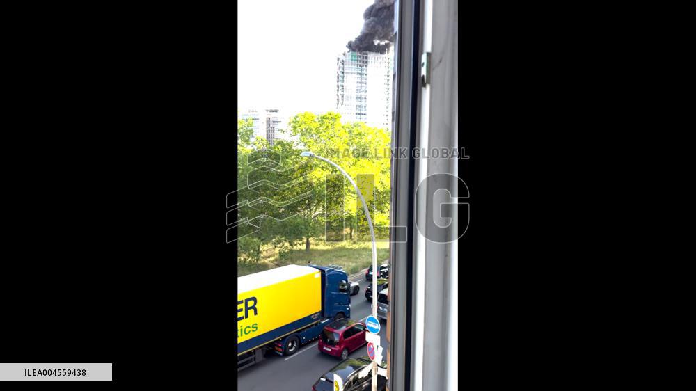Germany: Fire Erupts at High-Rise in Berlin, Explosions Reported 2
