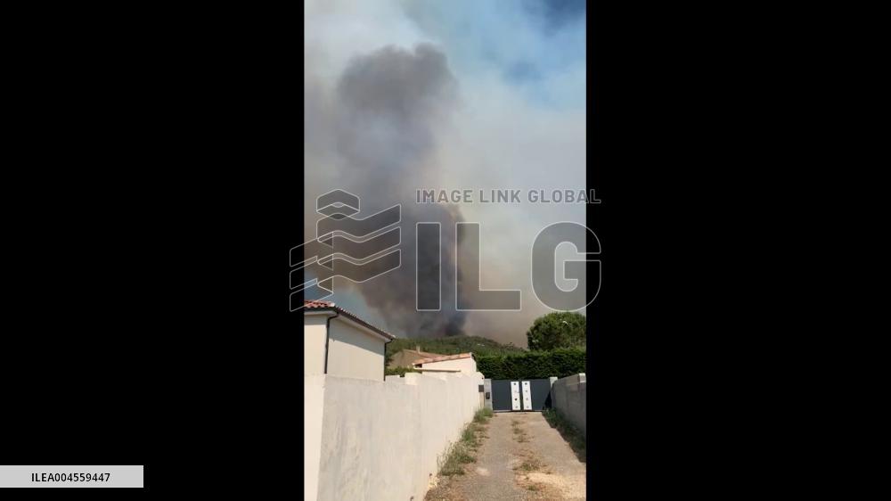 France: Wildfires Erupt in Aude, Trigger Evacuations and Motorway Closures