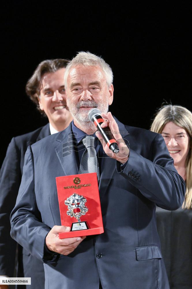 Luc Besson At Nation Award Evening - Taormina