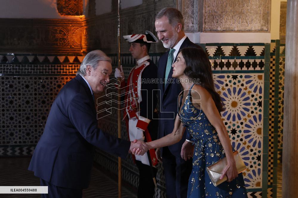Spanish Royals Host UN Dinner - Seville