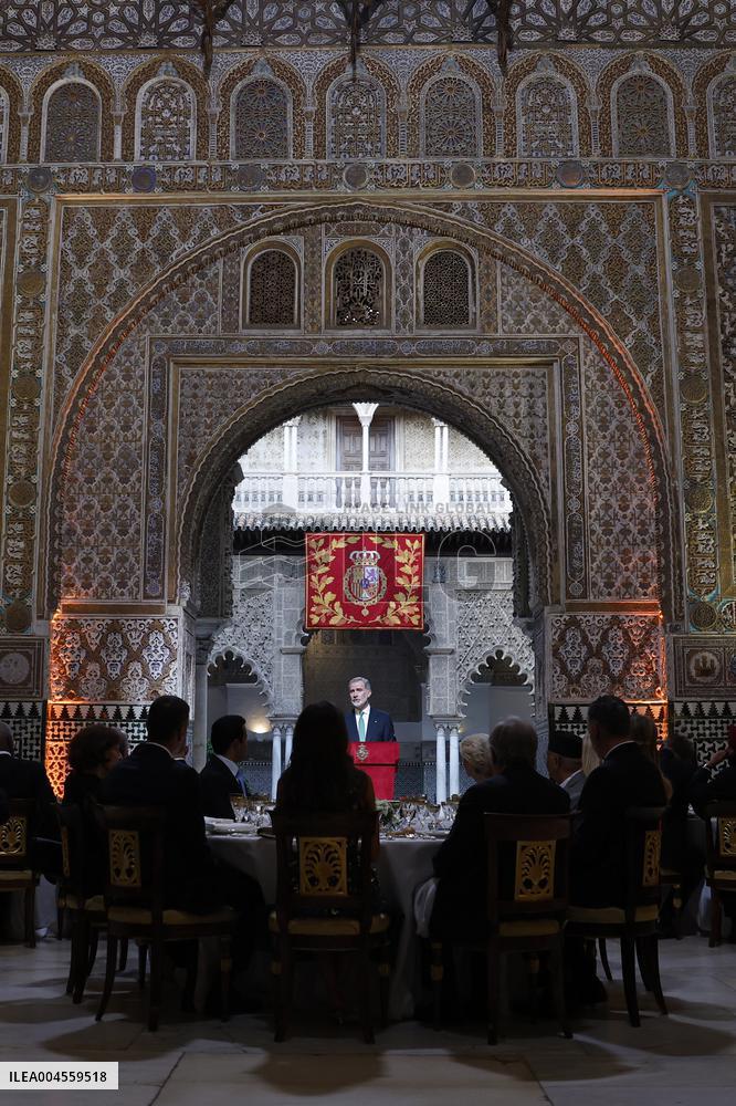 Spanish Royals Host UN Dinner - Seville