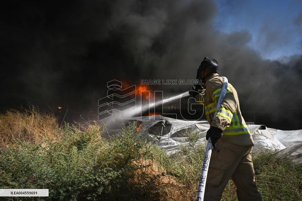 Wildfire in Northern Israel