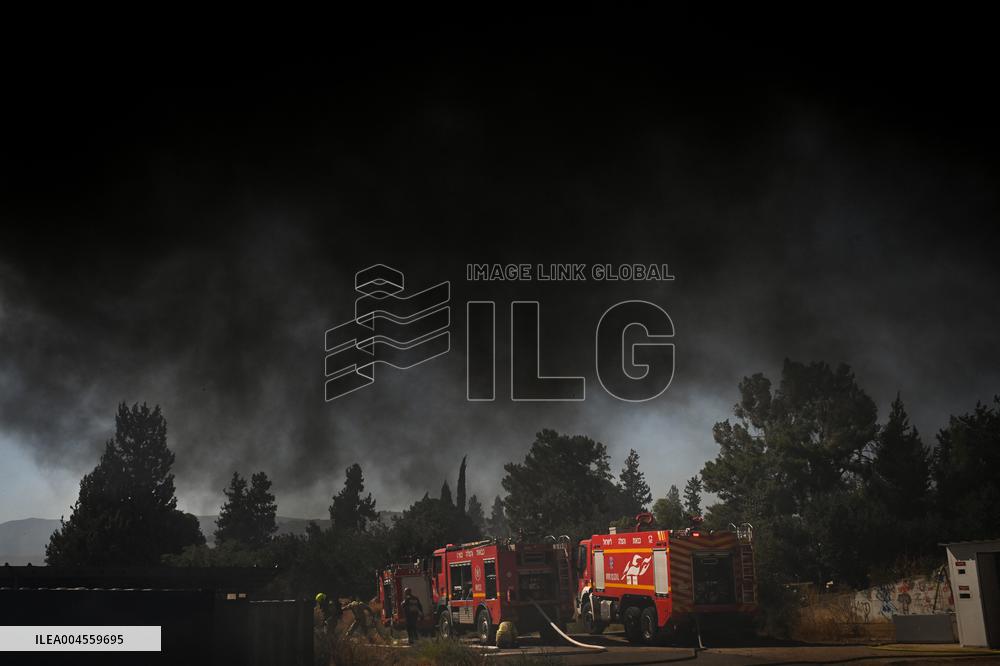 Wildfire in Northern Israel