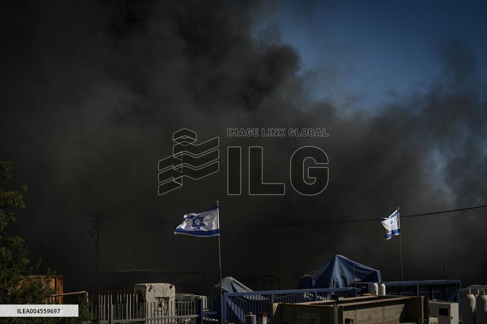 Wildfire in Northern Israel