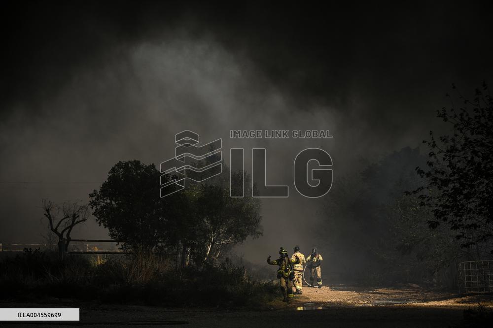 Wildfire in Northern Israel