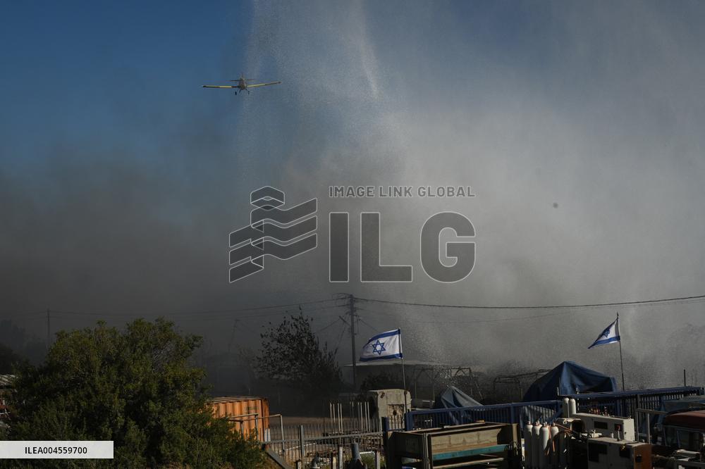 Wildfire in Northern Israel