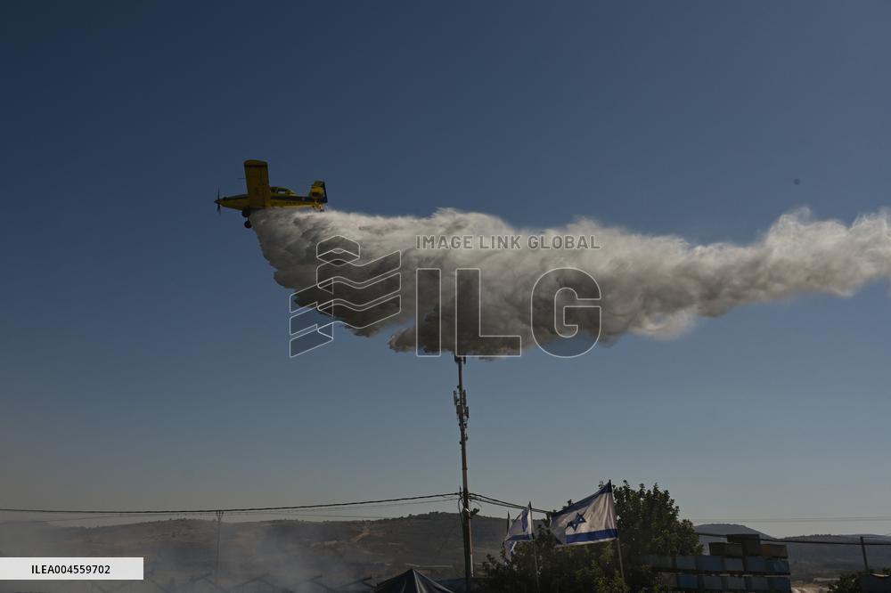 Wildfire in Northern Israel
