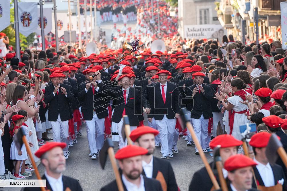 San Marcial Parade - Spain