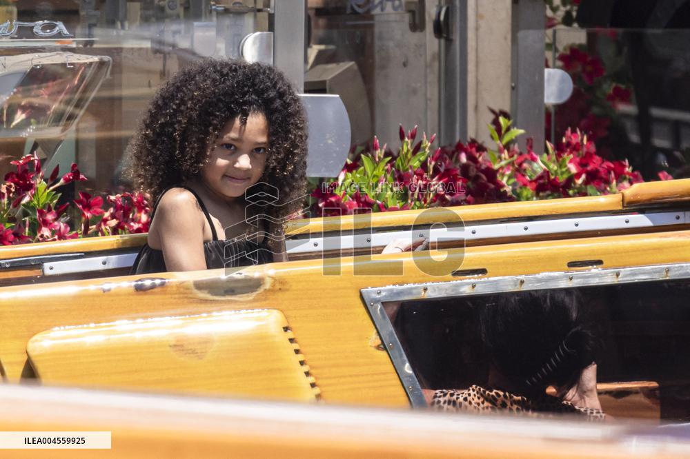 Kylie Jenner leaves Gritti Hotel after the wedding of Jeff Bezos - Venice