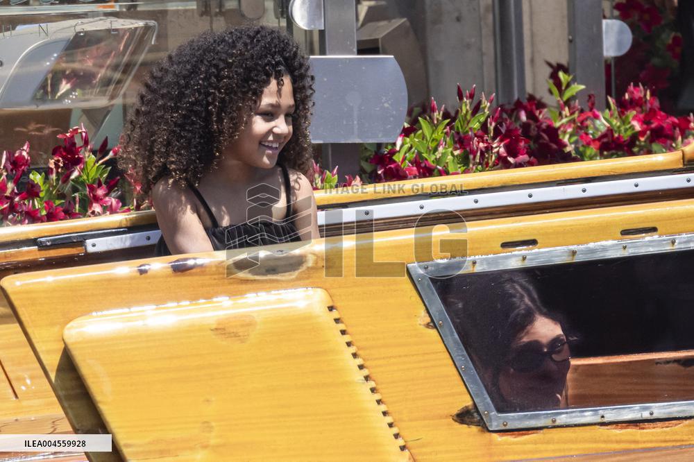 Kylie Jenner leaves Gritti Hotel after the wedding of Jeff Bezos - Venice