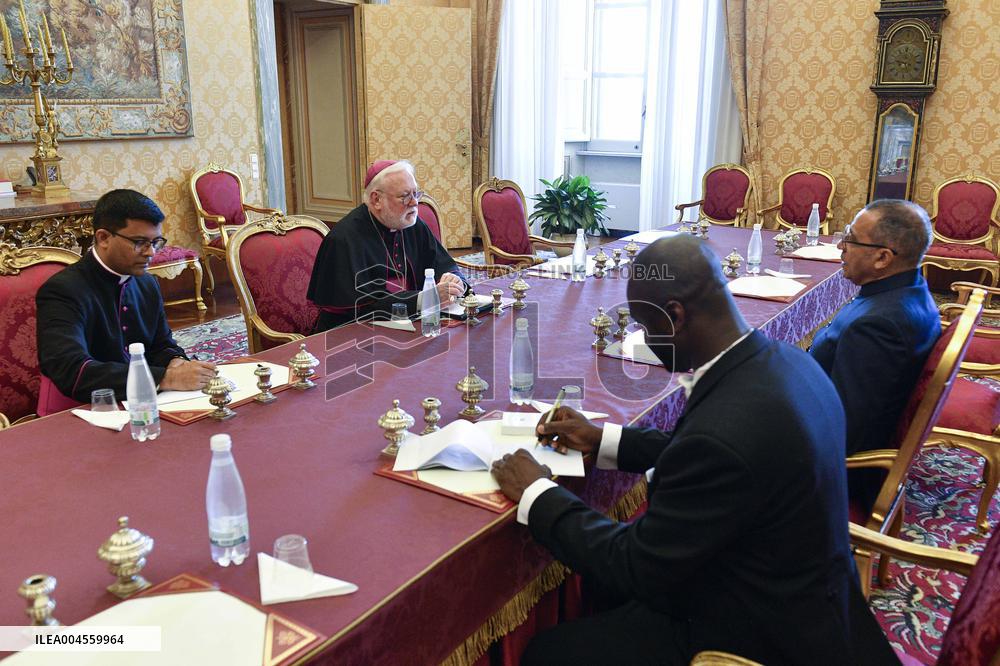 Pope Leo XIV Private Audition - Vatican