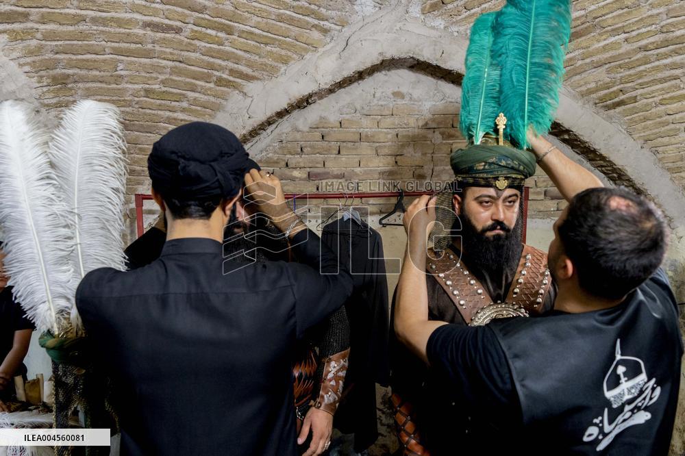 Chabieh and Hasina Procession in Karbala - Iraq